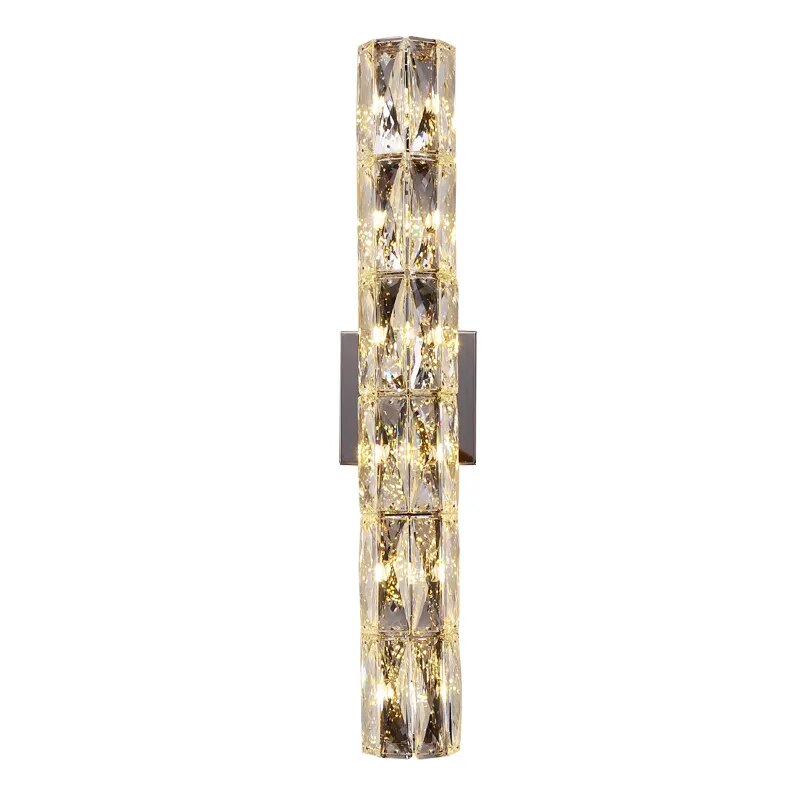 light luxury high-end crystal wall light